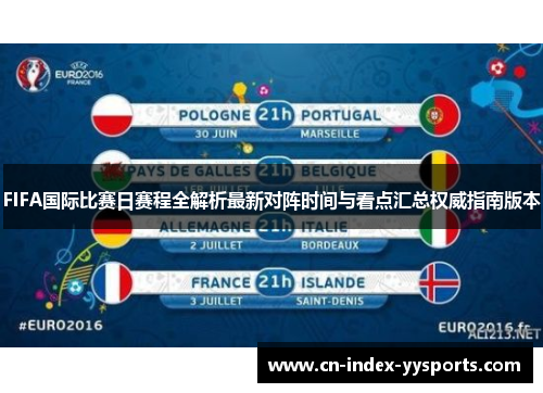 FIFA国际比赛日赛程全解析最新对阵时间与看点汇总权威指南版本
